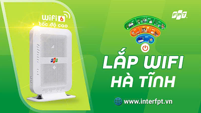 Lắp mạng FPT Hà Tĩnh ưu đãi - Chỉ từ 185k, Tặng Modem wifi 6